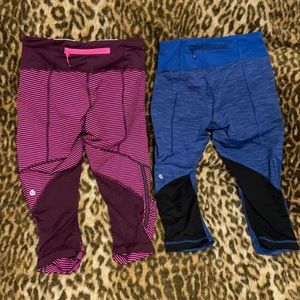 Lululemon women’s cropped capris size 4